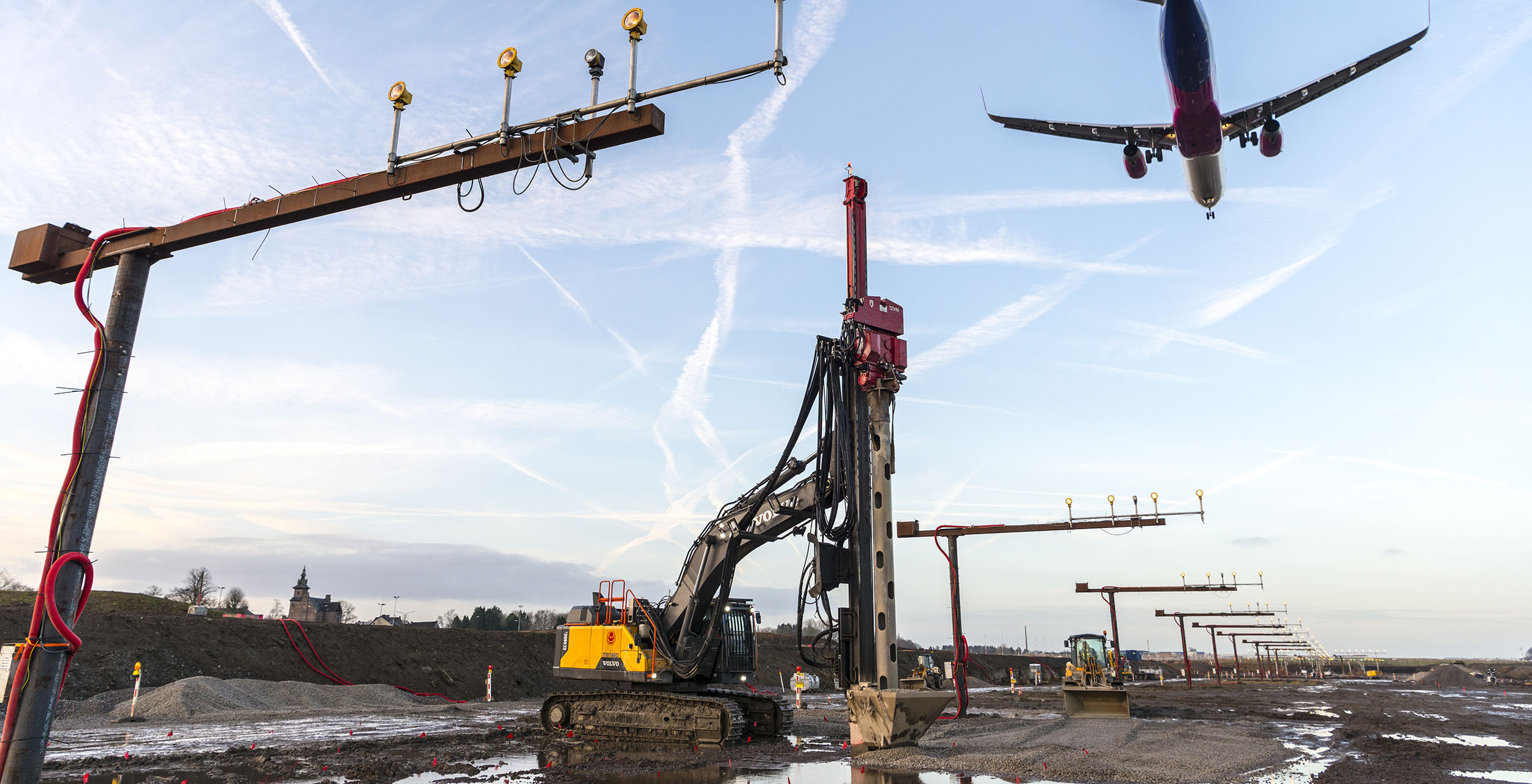 Airport of Charleroi Belgium Menard