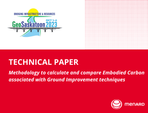 Technical paper – Methodology to calculate and compare Embodied Carbon associated with Ground Improvement techniques
