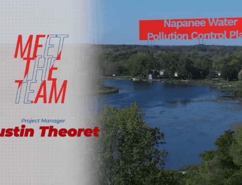 Une journée dans la vie d&rsquo;un chef de projet chez Menard Canada | Projet de traitement des eaux usées de Napanee